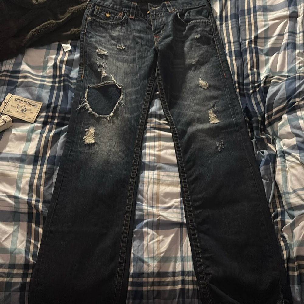 Dark Blue True Religion Jeans